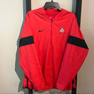 Nike Ohio State Wind Breaker Quarter Zip